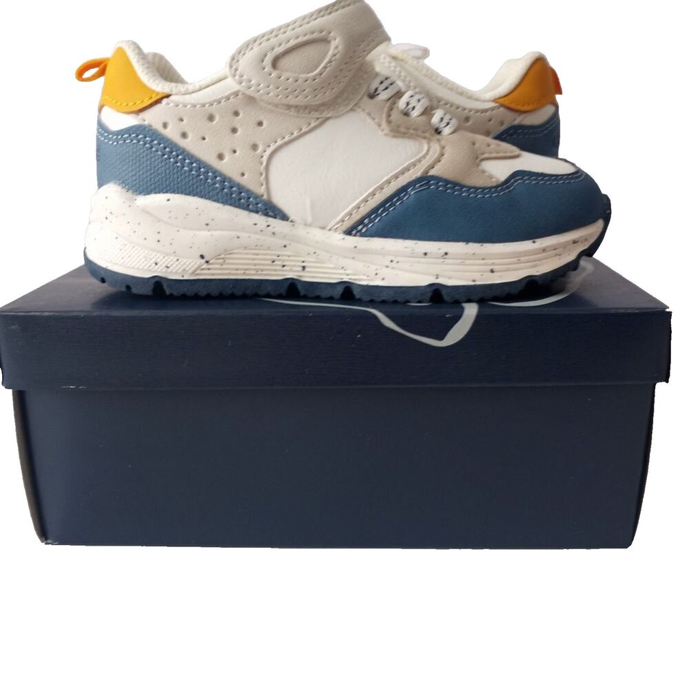 OshKosh B’gosh Toddler Casual Sneakers Blue White Size 10 - Picture 9 of 10